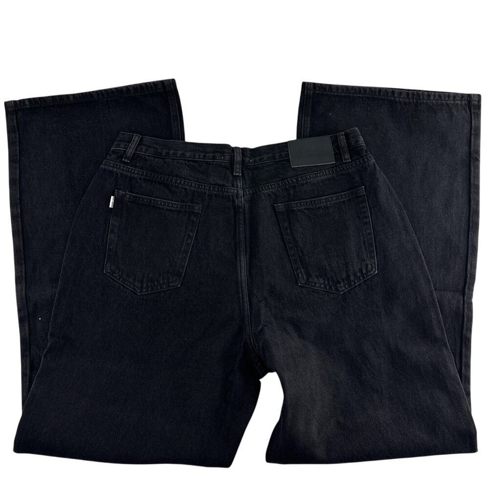 Princess Polly Women's Washed Black Maple Flare Jeans Size 12 - Picture 5 of 12